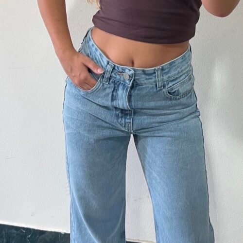 Jeans bootcut leg crop